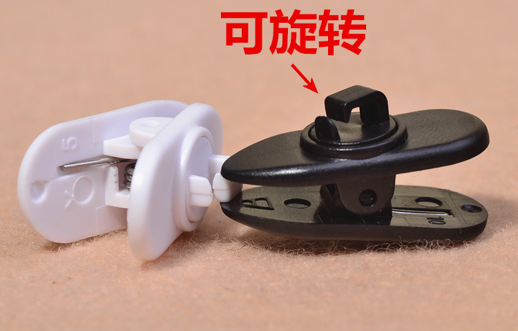 10 Túi MP3MP4 Điện Thoại Di Động Noodle Tai Nghe Phổ Phụ Kiện Clip Headphone Clip Tai Nghe Cố Định Clothespins núm tai nghe sony